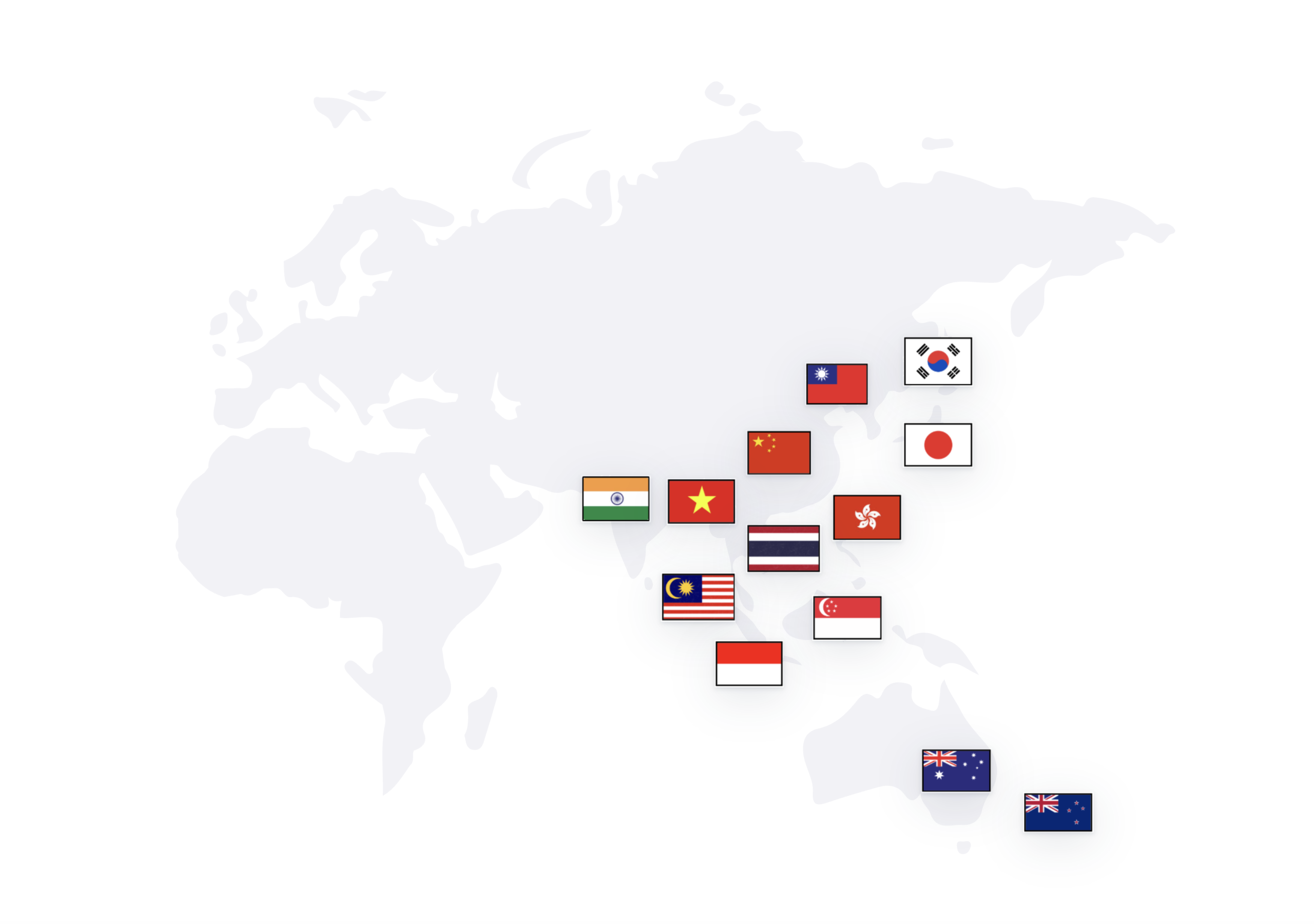 APAC markets map